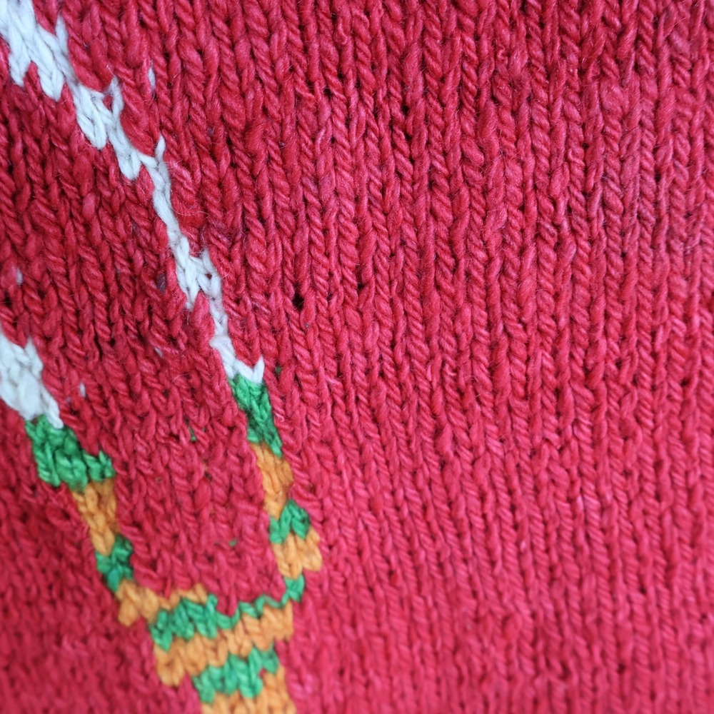 Vintage Amano Hand Knitted Wool Cardigan XL RARE Folk Dancing Boho Art To Wear - Picture 9 of 15